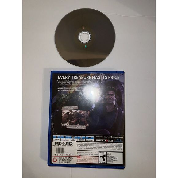 Uncharted 4: A Thief's End (2016, PlayStation 4) - Picture 2 of 2